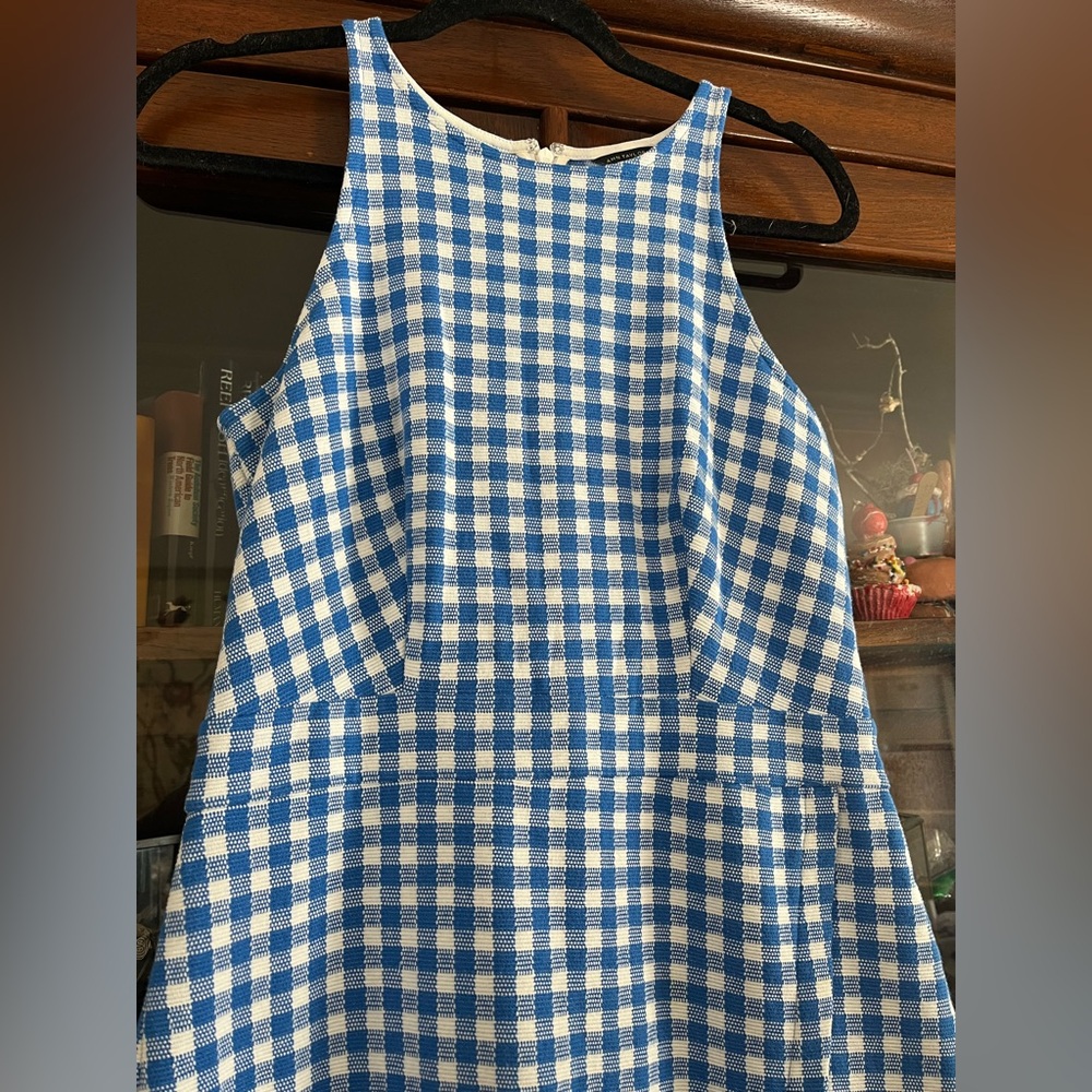 High neck gingham dress🦋🦋 - Picture 4 of 10